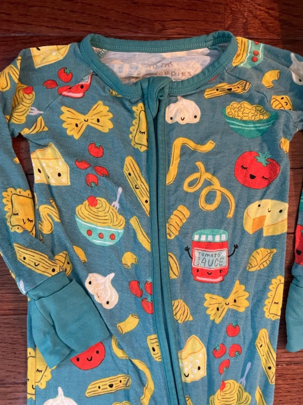 Little Sleepies Zippy Footed One-Piece Baby Pajamas 6-12 months LOT of 5